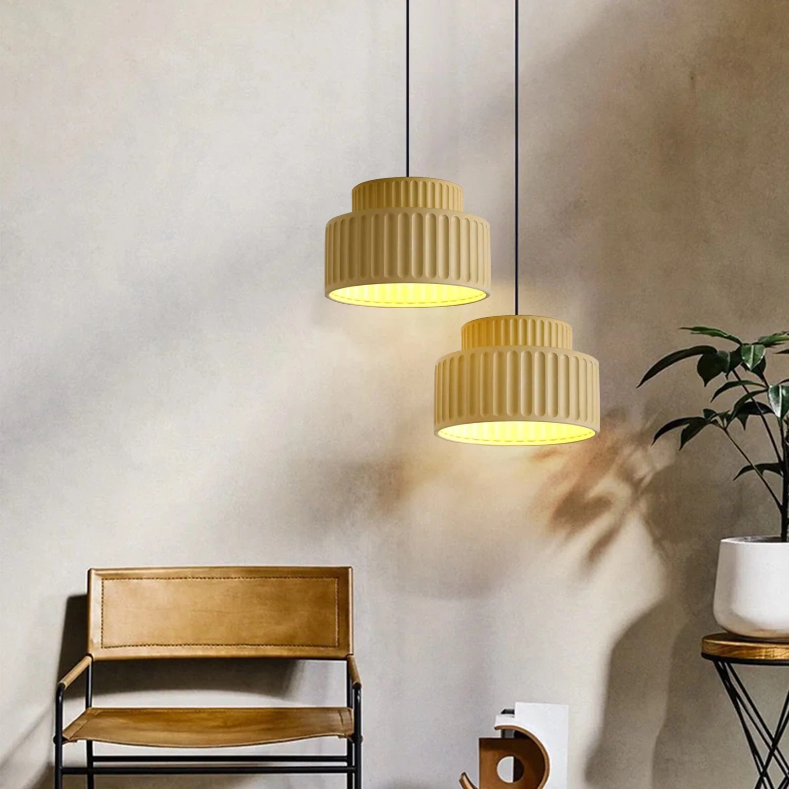 Bauhaus Resin Simple Modern Pendant Lamp - Image 7