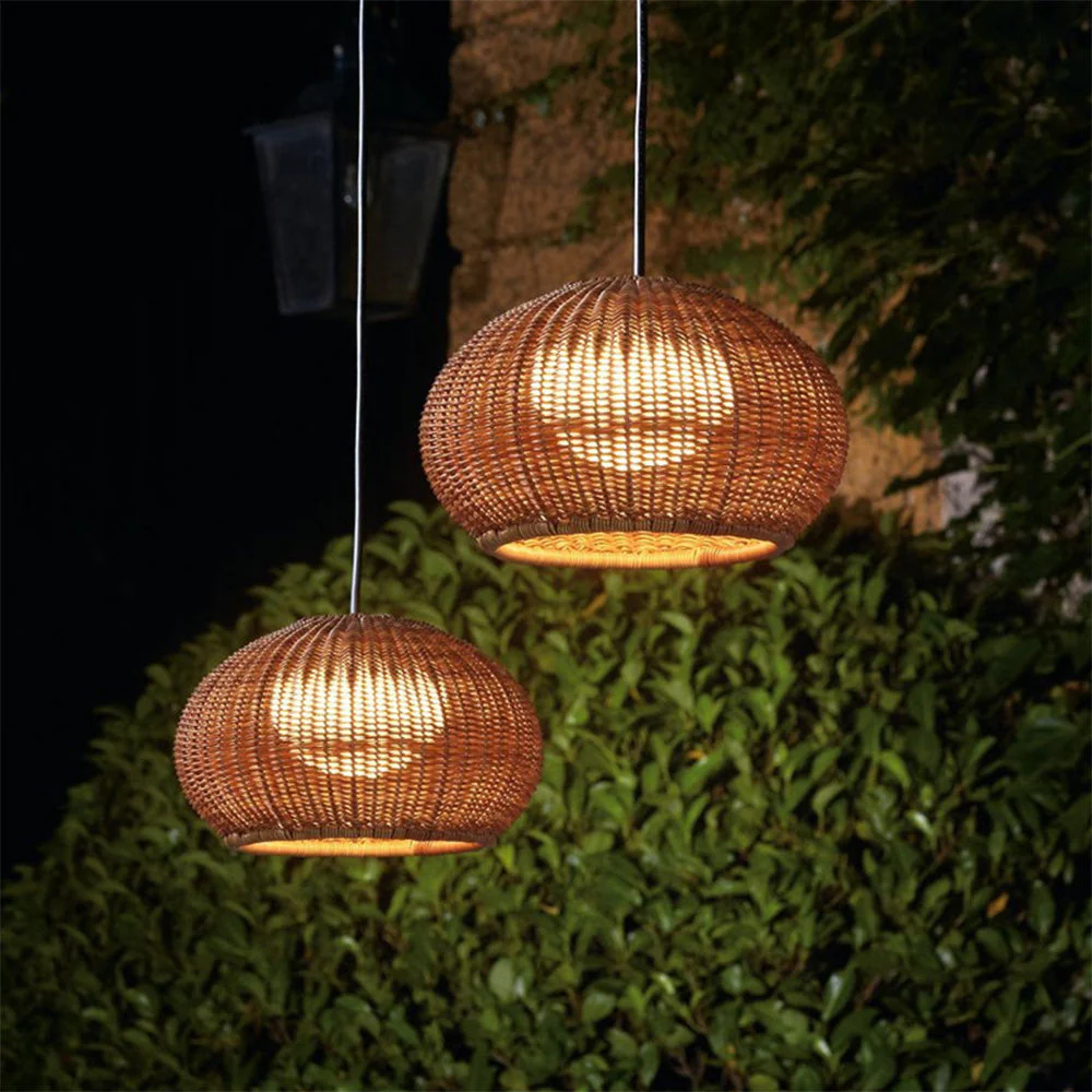 Bauhaus Weaving Lantern Shade Pendant Light - Image 10