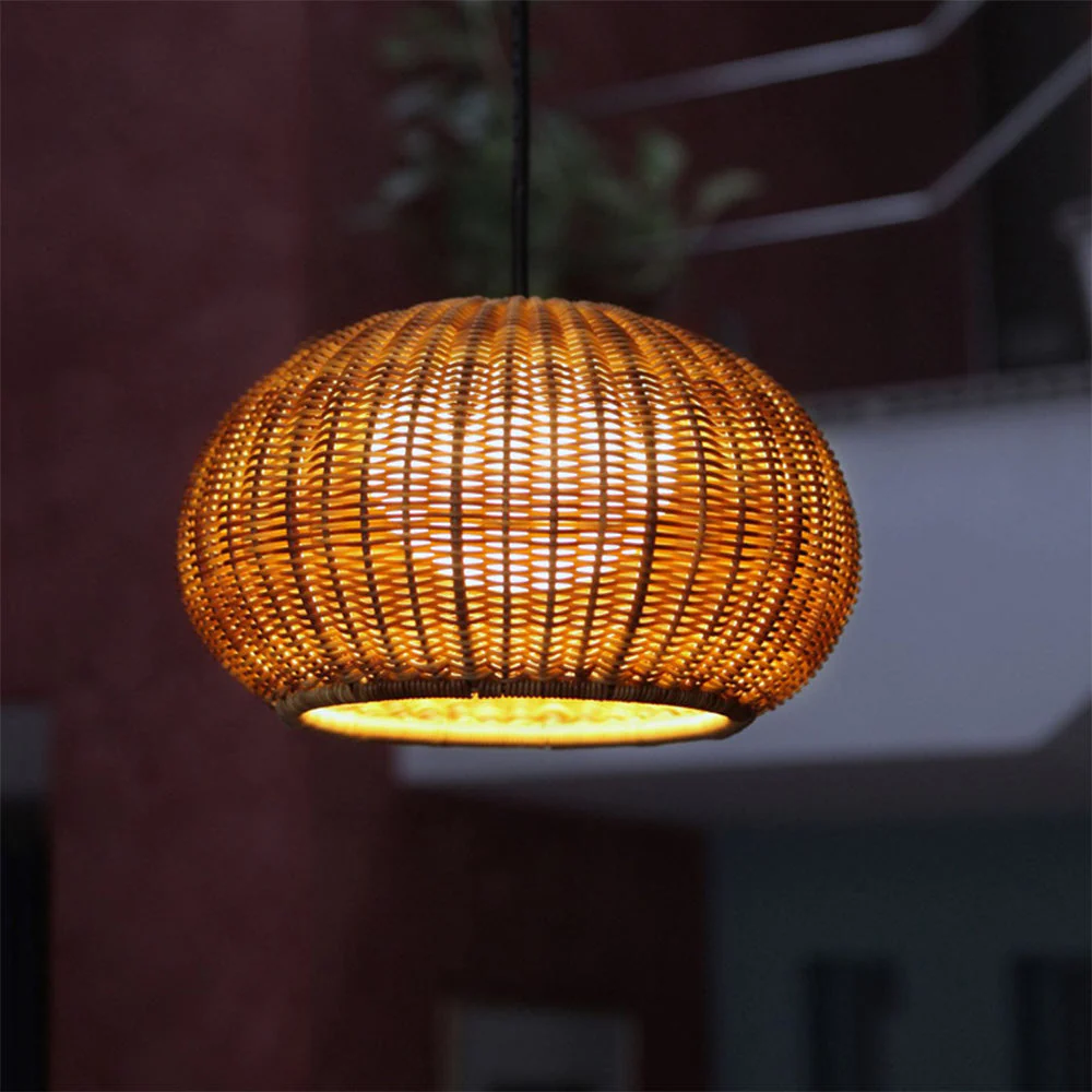 Bauhaus Weaving Lantern Shade Pendant Light - Image 11