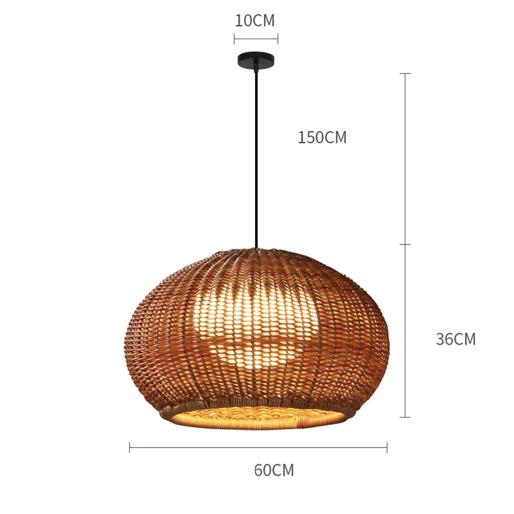 Bauhaus Weaving Lantern Shade Pendant Light - Image 15