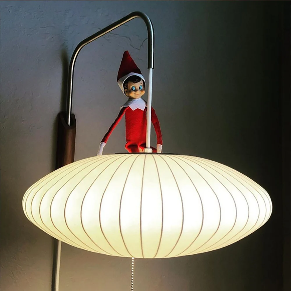 Bauhaus White Silk Wall Lamp - Image 6