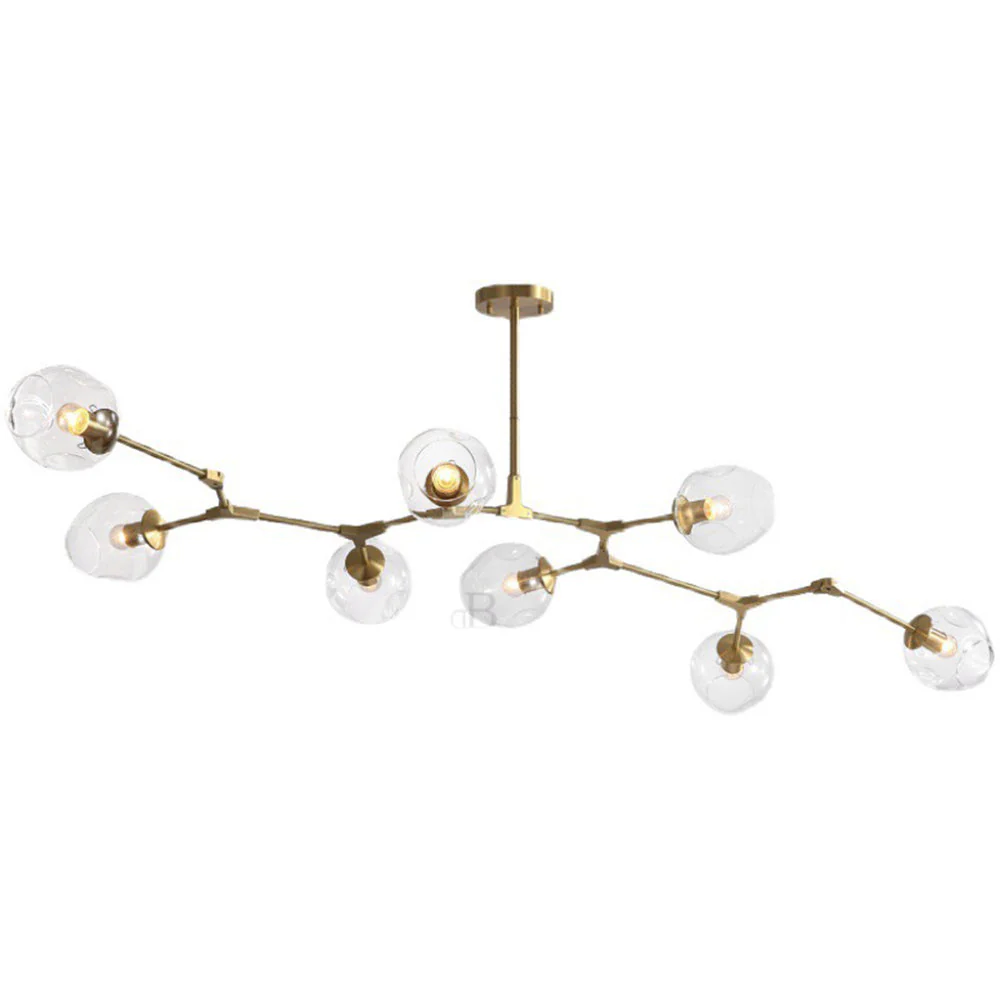 Branching Bubble Glass Ball Chandelier for Living Room - Image 15