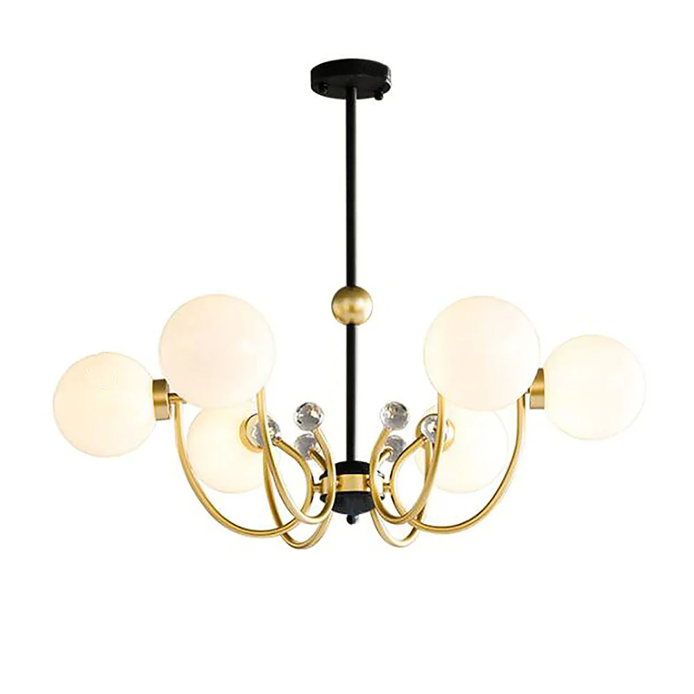 Black Adjustable Sputnik Chandeliers - Image 10