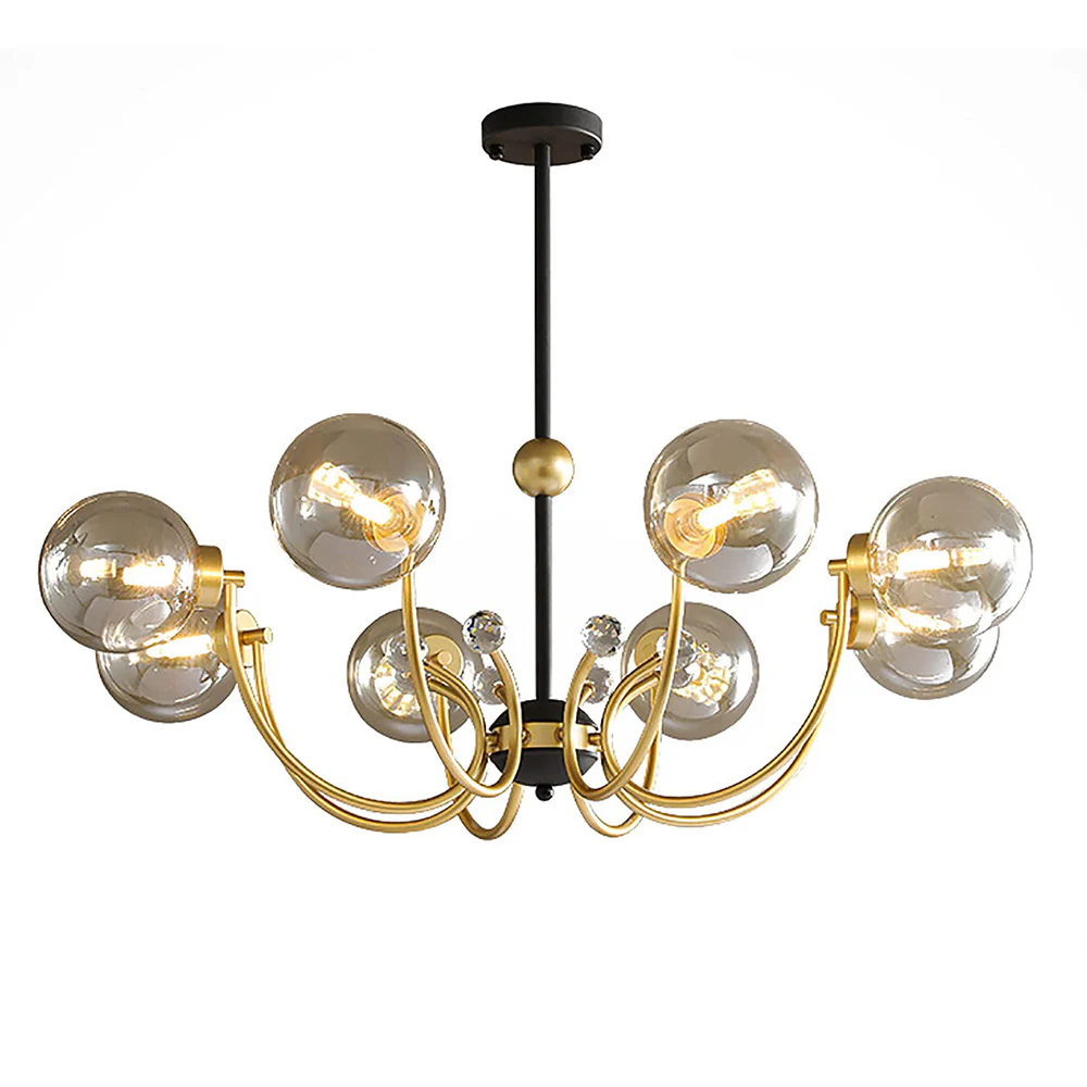 Black Adjustable Sputnik Chandeliers - Image 11
