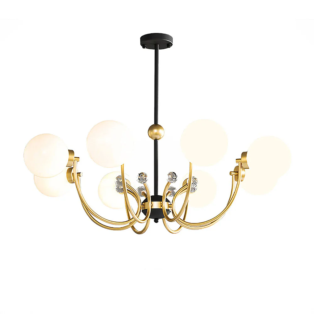 Black Adjustable Sputnik Chandeliers - Image 14