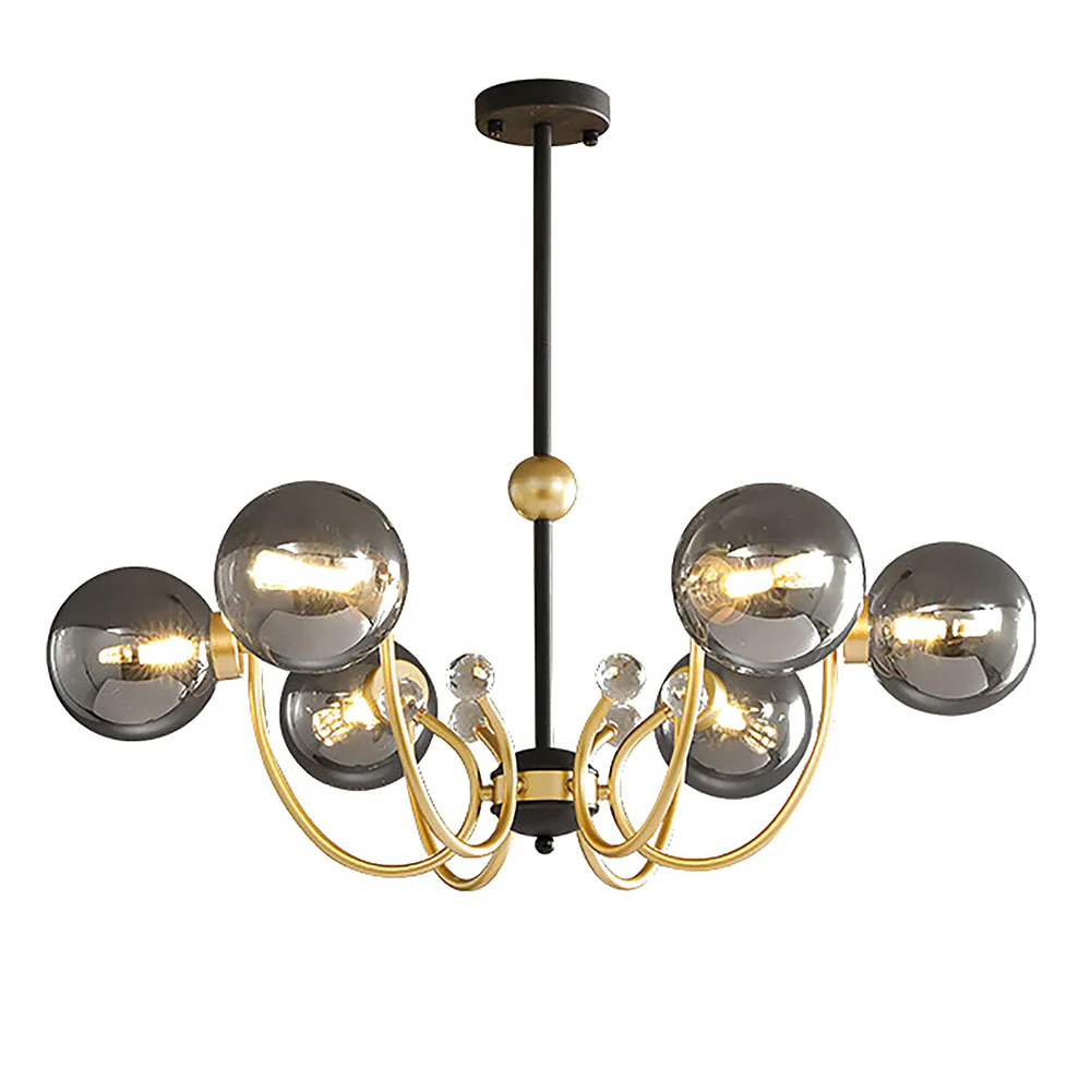 Black Adjustable Sputnik Chandeliers - Image 15