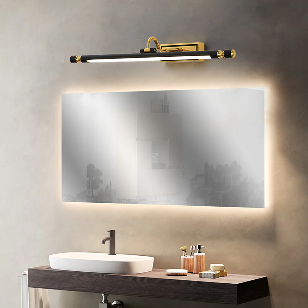 Black Simple LED Bathroom Vanity Wall Light - Image 4