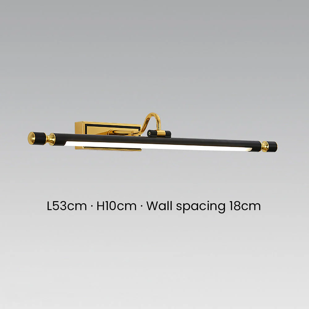 Black Simple LED Bathroom Vanity Wall Light - Image 6