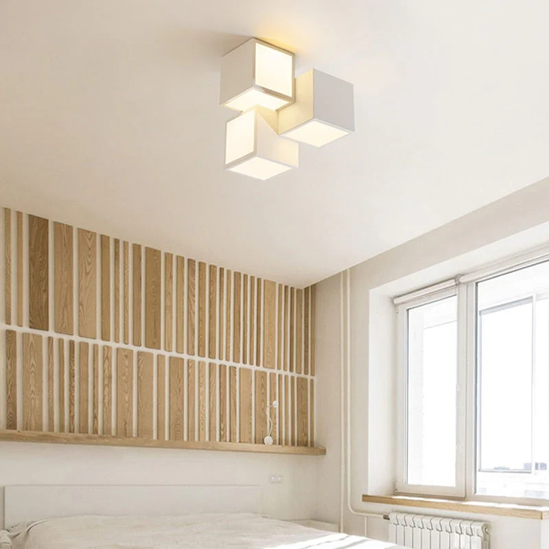 Modern Designer Style Square LED Ceiling Light - Image 3