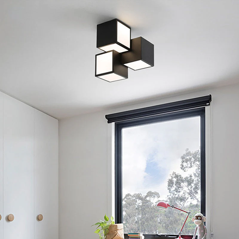 Modern Designer Style Square LED Ceiling Light - Image 4