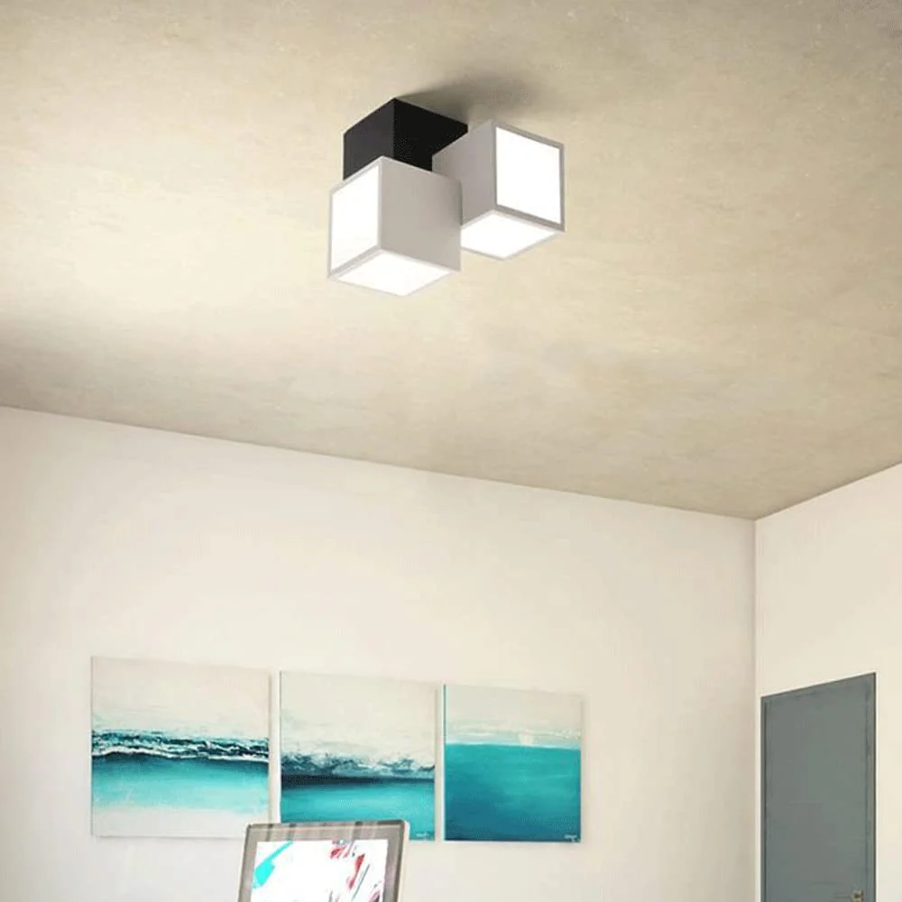 Modern Designer Style Square LED Ceiling Light - Image 5