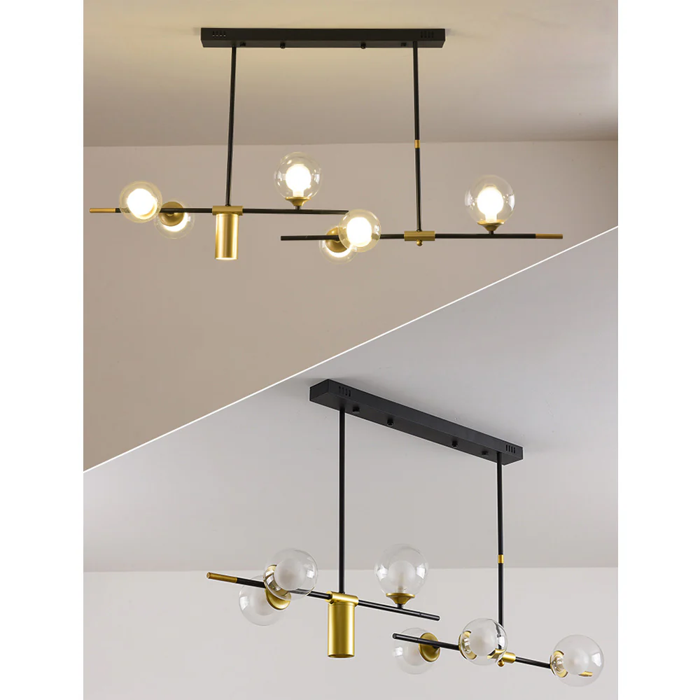 Brass Contemporary LED Chandelier Sputnik Chandelier 7-Light - Image 20