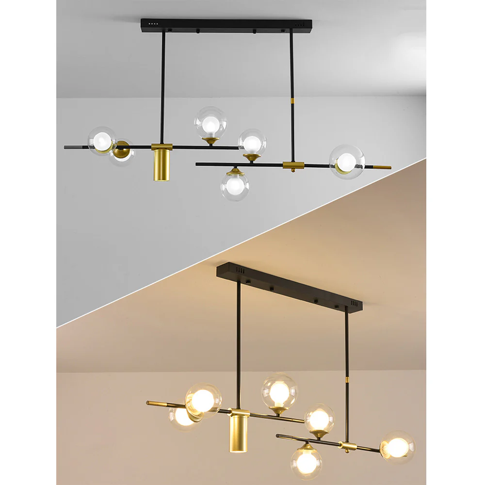Brass Contemporary LED Chandelier Sputnik Chandelier 7-Light - Image 21