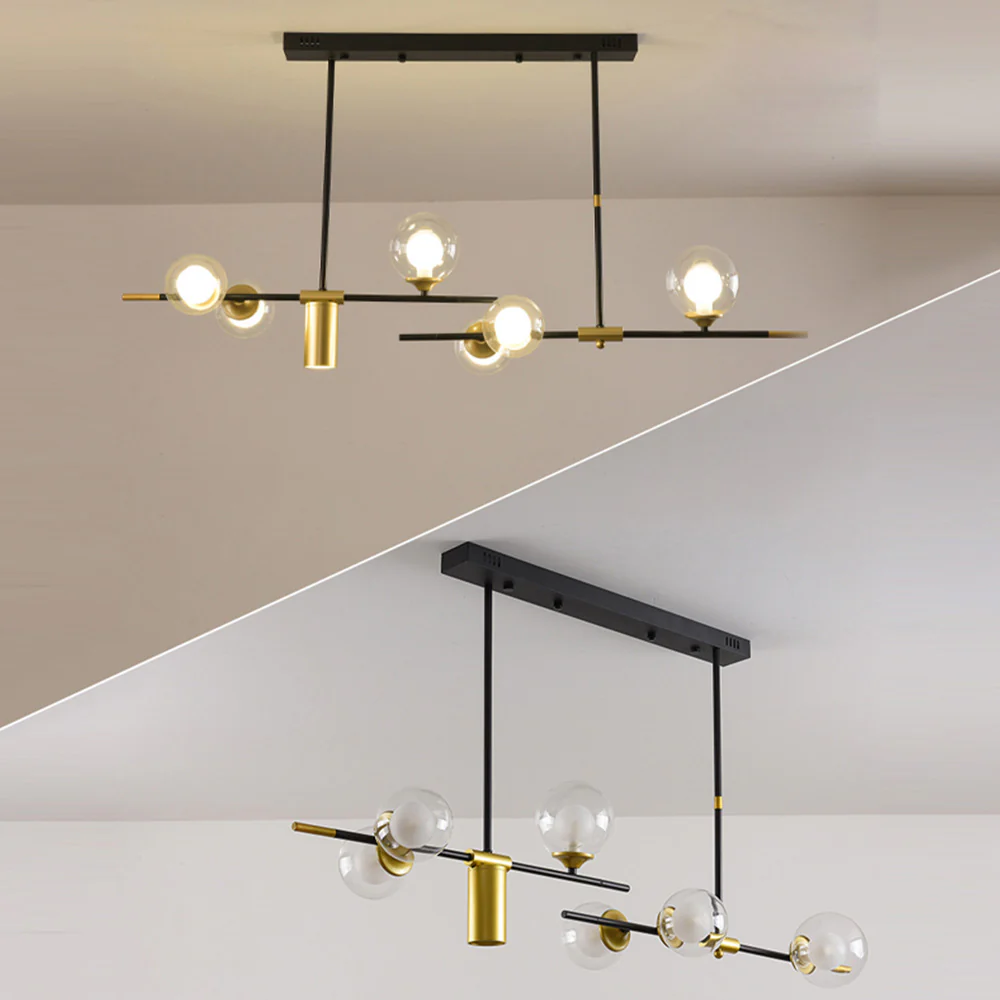 Brass Contemporary LED Chandelier Sputnik Chandelier 7-Light - Image 27