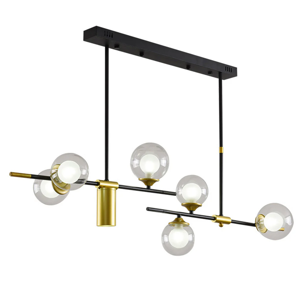 Brass Contemporary LED Chandelier Sputnik Chandelier 7-Light - Image 4