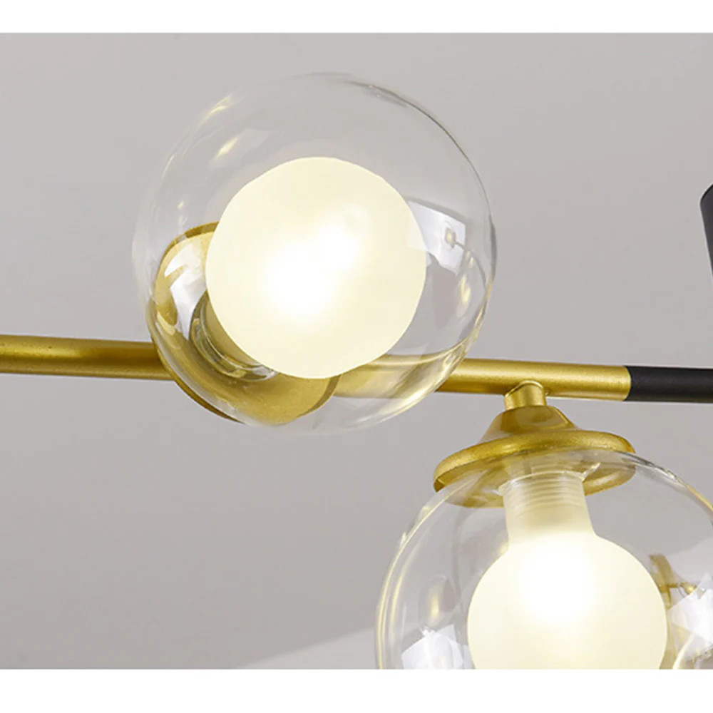 Brass Contemporary LED Chandelier Sputnik Chandelier 7-Light - Image 5