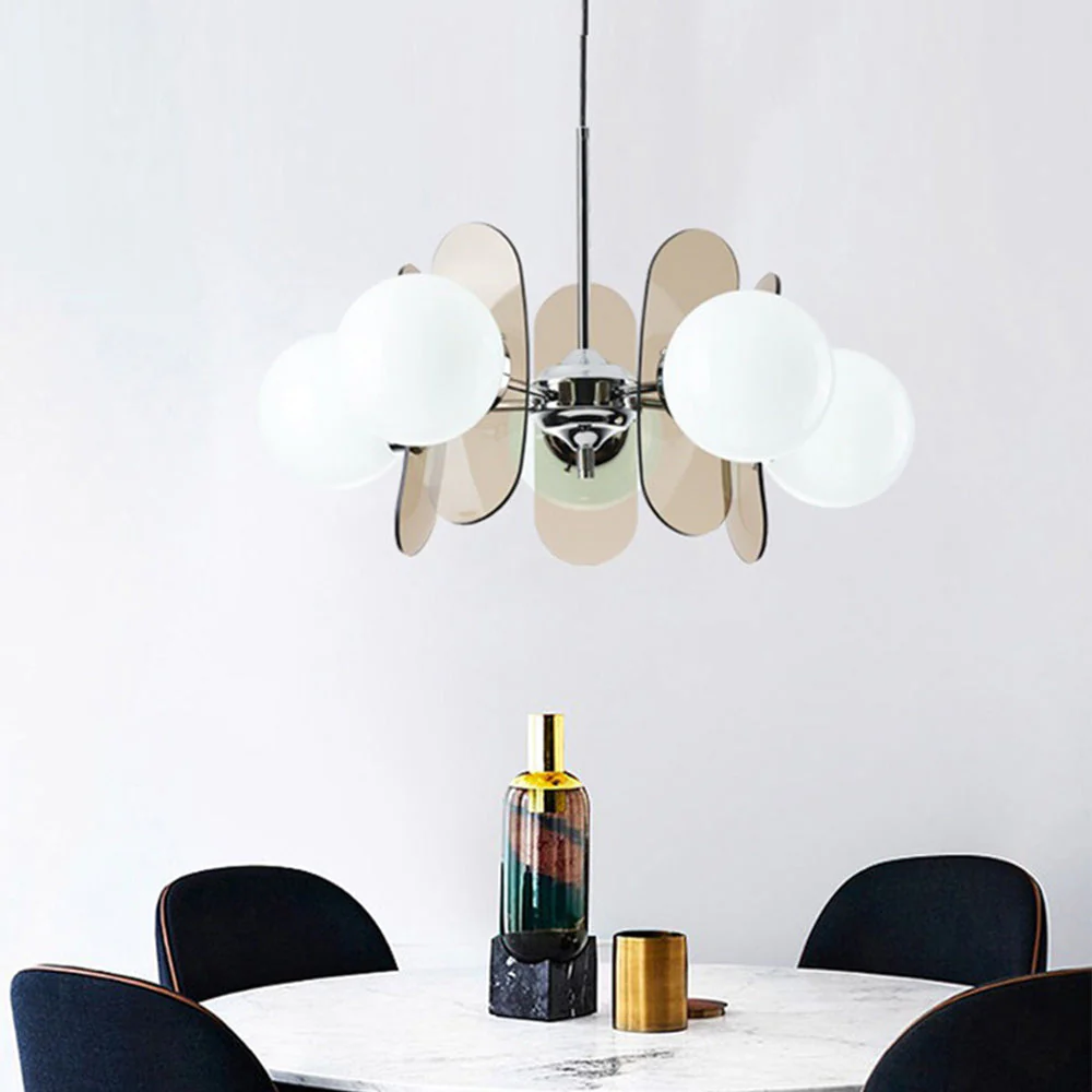 Modern Acrylic Art Deco Pendant Light For Living Room - Image 6