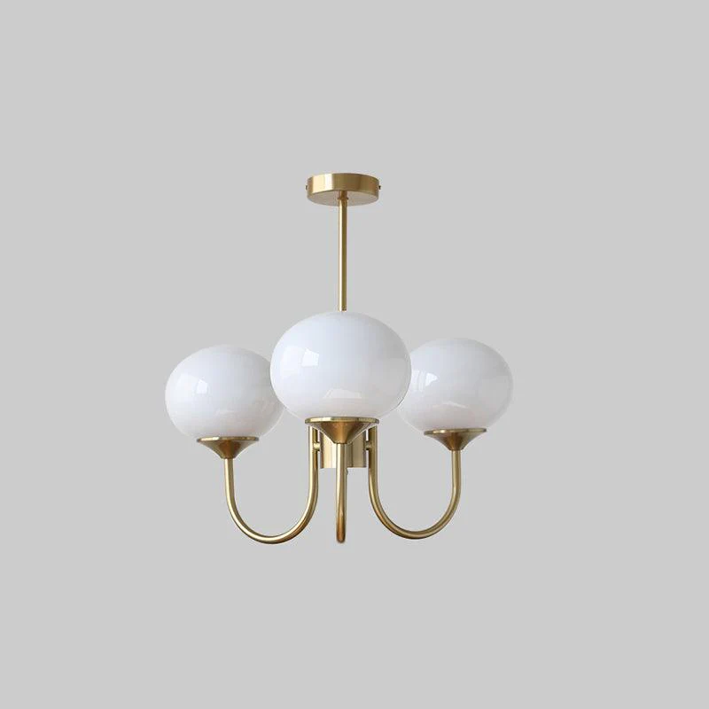 Bubble Pink Glass Marshmallow Chandelier - Image 22
