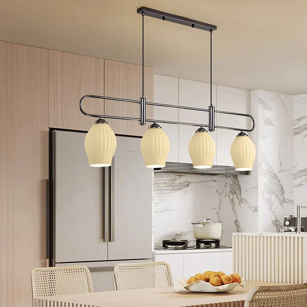Modern Simple Glass Dining Room Colorful Ceiling Light - Image 13