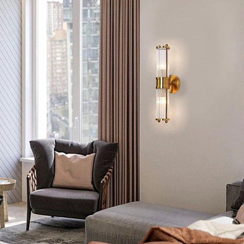 Classic Luxury Gold Bathroom Vanity Wall Lights - Image 4