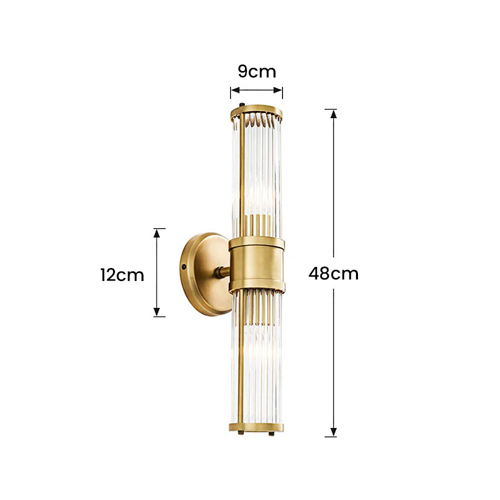 Classic Luxury Gold Bathroom Vanity Wall Lights - Image 8