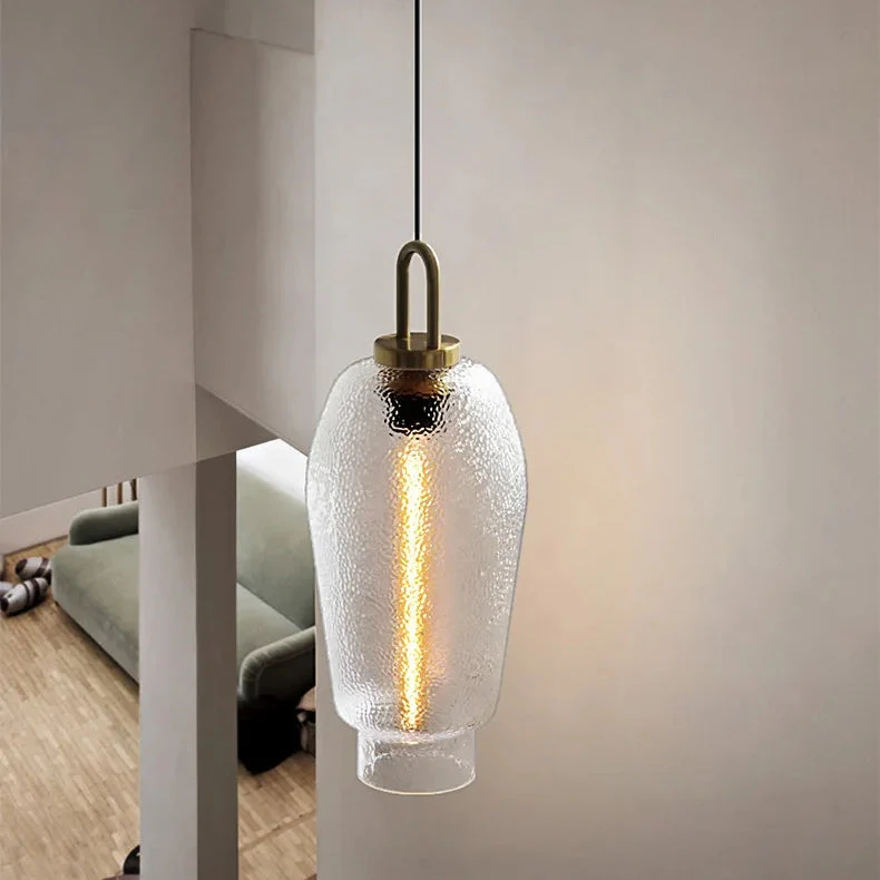 Clear Frosted Glass Pendant Light for Kitchen - Image 13