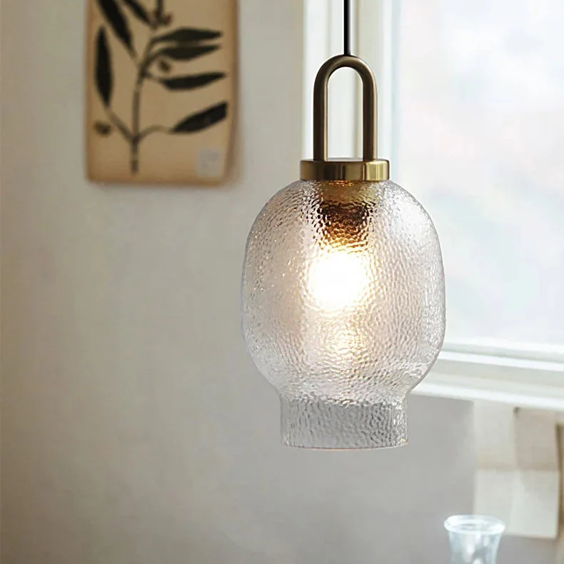 Clear Frosted Glass Pendant Light for Kitchen - Image 8