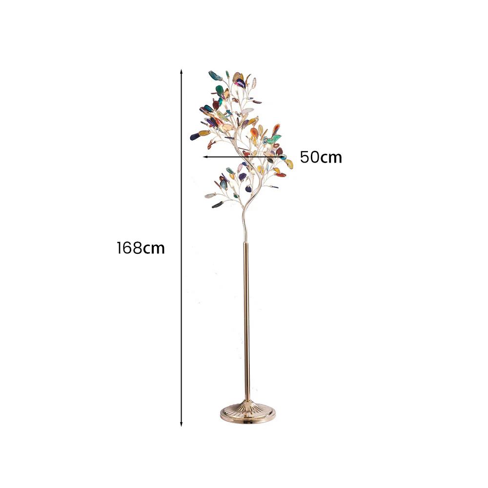 Colored Agate Tree Branch Shaped Floor lamp - Image 7