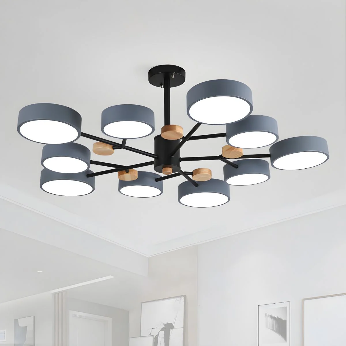 Contemporary Acrylic LED Hanging Pendant Light - Image 14