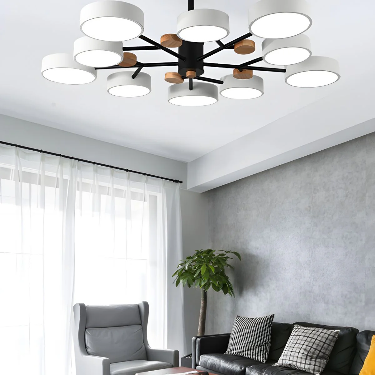 Contemporary Acrylic LED Hanging Pendant Light - Image 19