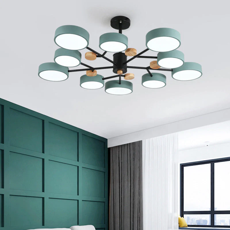 Contemporary Acrylic LED Hanging Pendant Light - Image 8