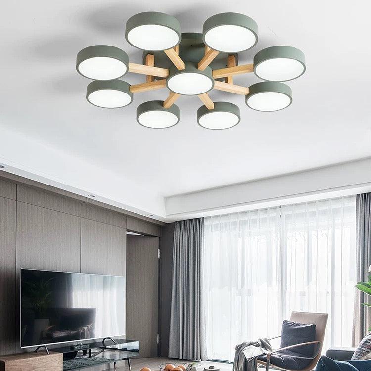 Contemporary Acrylic Multi-Heads Ceiling Light - Image 18