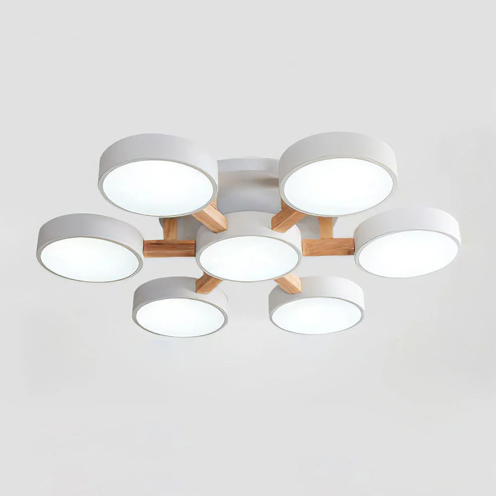 Contemporary Acrylic Multi-Heads Ceiling Light - Image 26