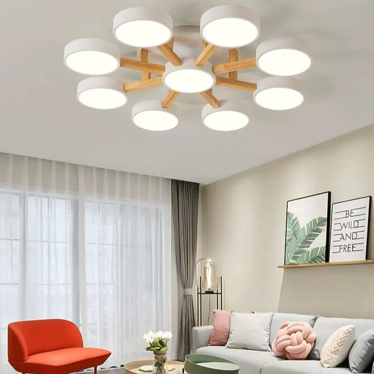 Contemporary Acrylic Multi-Heads Ceiling Light - Image 27