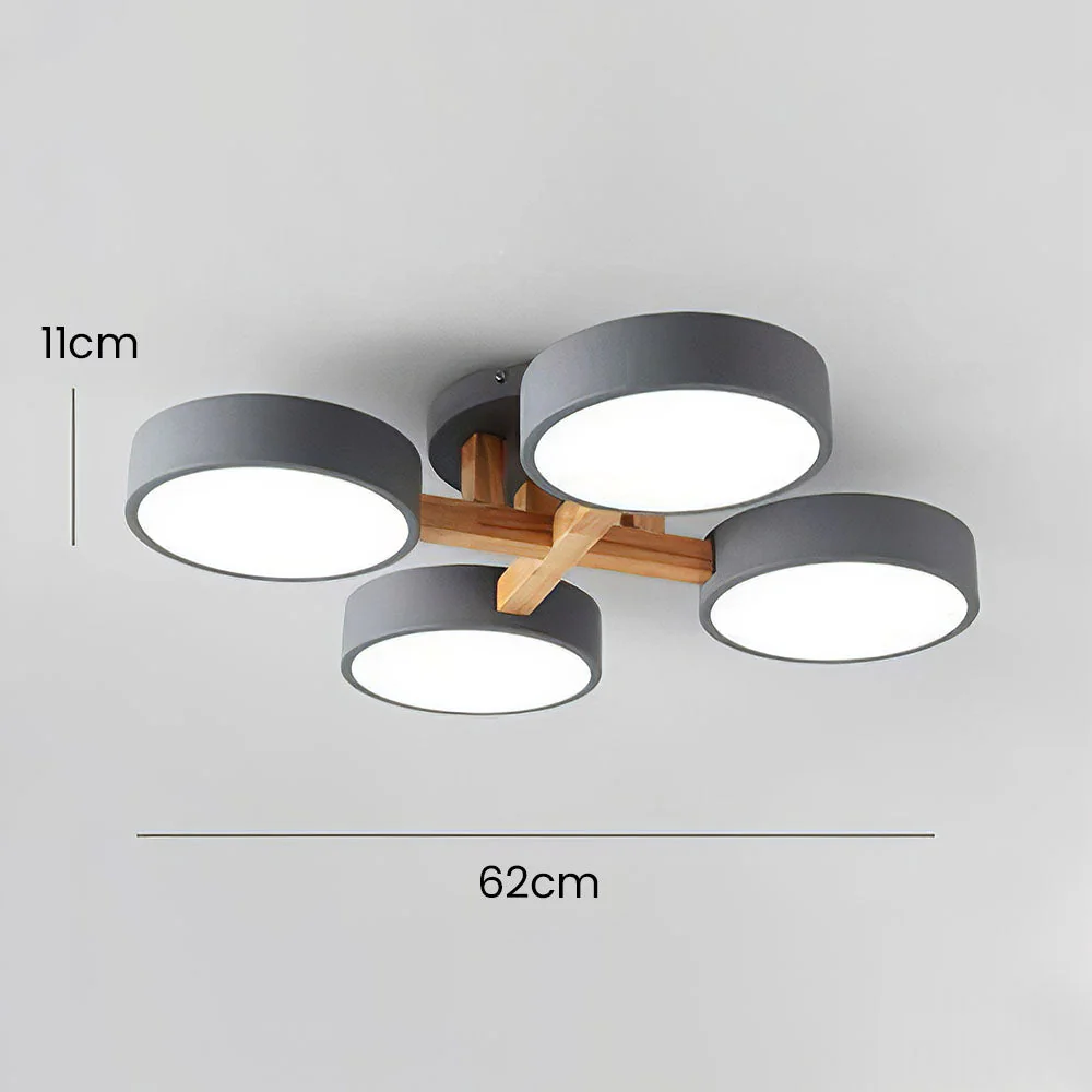 Contemporary Acrylic Multi-Heads Ceiling Light - Image 32