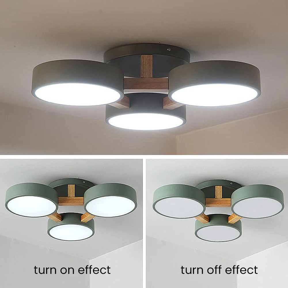 Contemporary Acrylic Multi-Heads Ceiling Light - Image 4