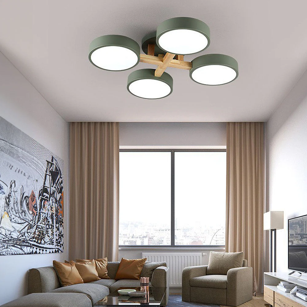 Contemporary Acrylic Multi-Heads Ceiling Light - Image 6