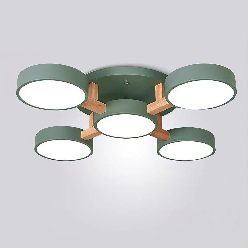 Contemporary Acrylic Multi-Heads Ceiling Light - Image 9