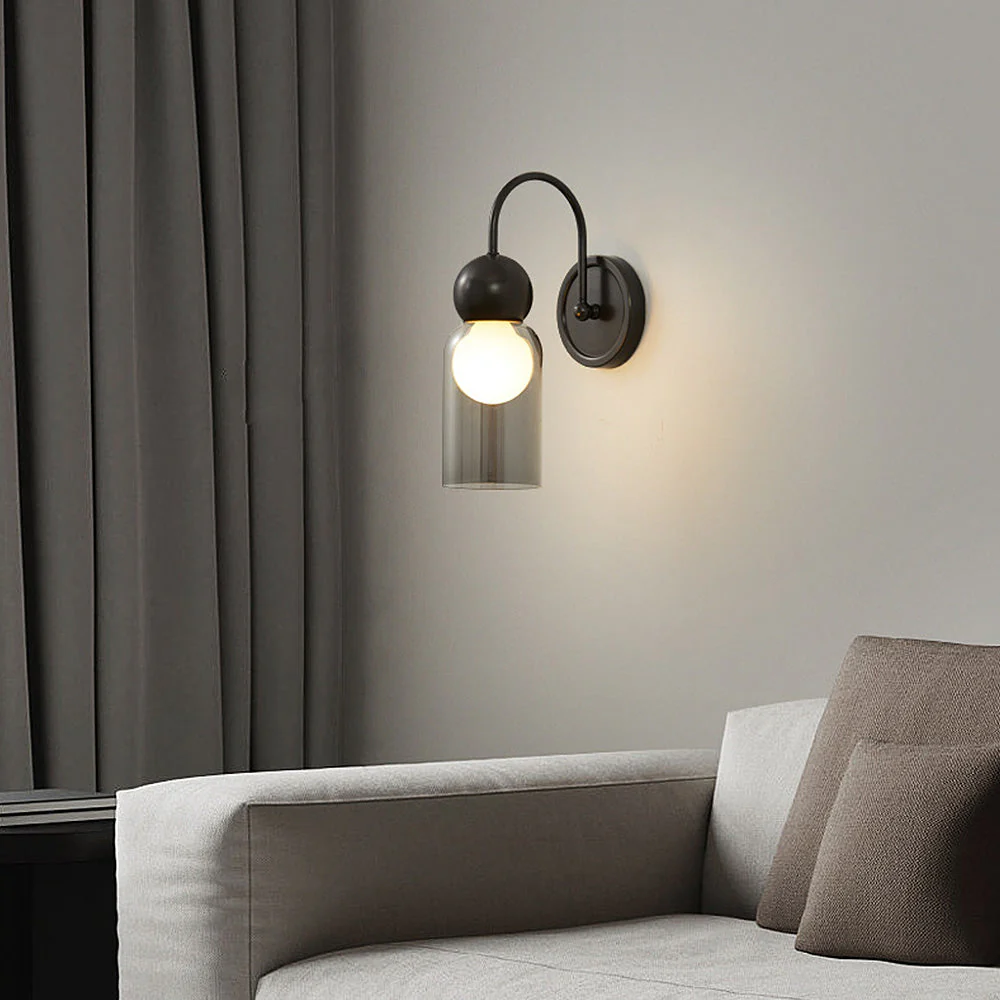 Contemporary Clear Shade Nordic Wall Light