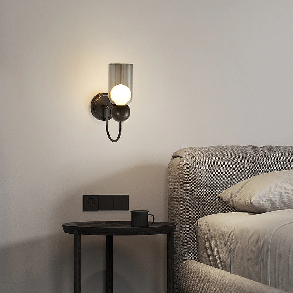 Contemporary Clear Shade Nordic Wall Light - Image 2
