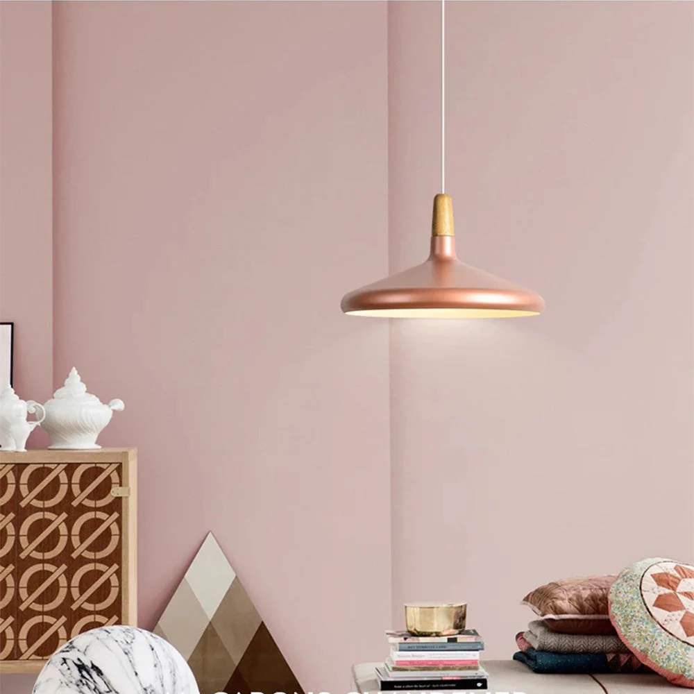 Contemporary Conical Colorful Metal Pendant Lamp - Image 24