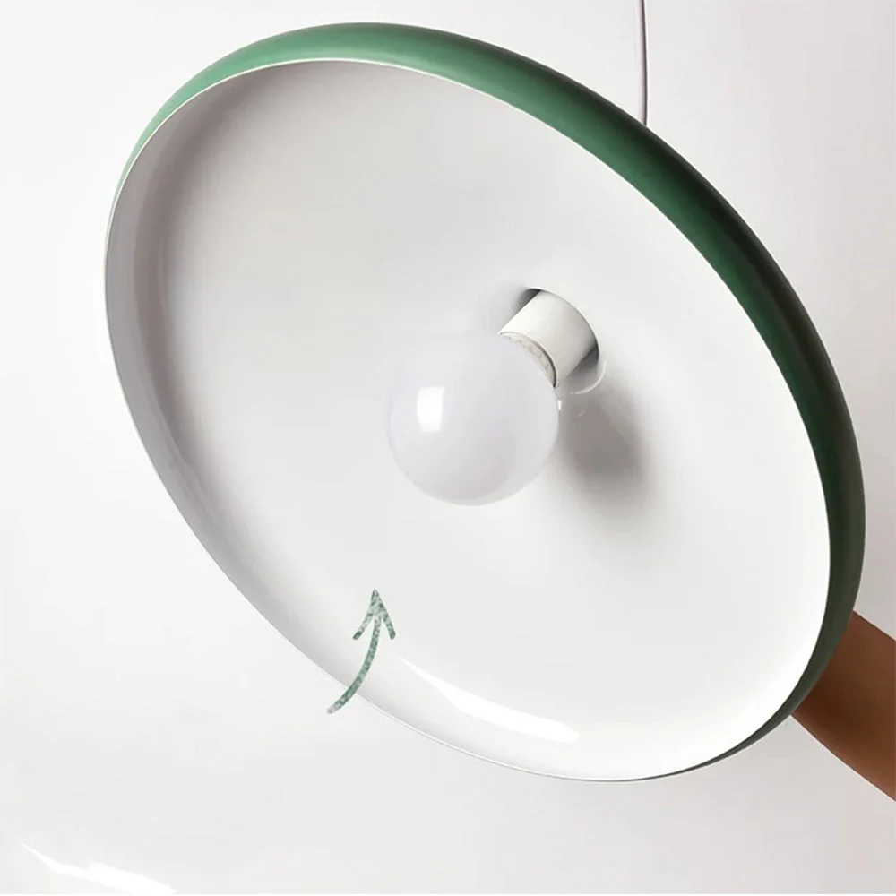 Contemporary Conical Colorful Metal Pendant Lamp - Image 28