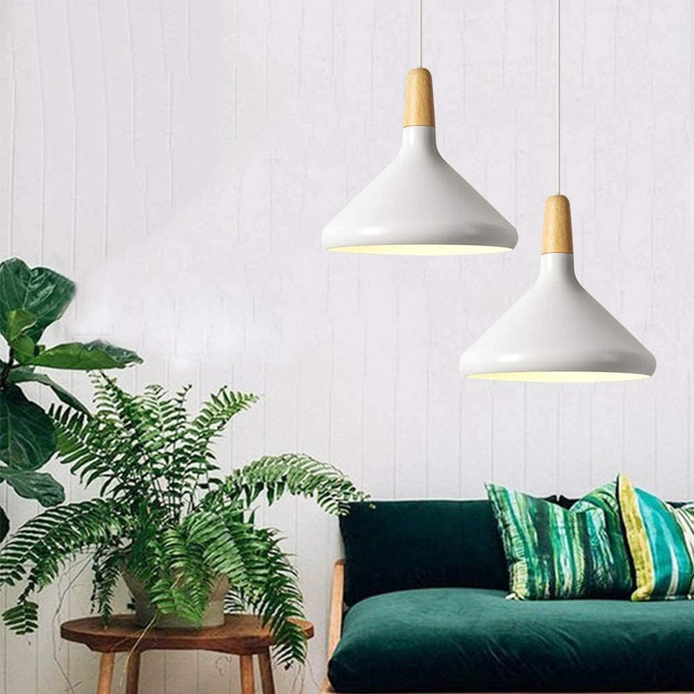 Contemporary Conical Colorful Metal Pendant Lamp - Image 7
