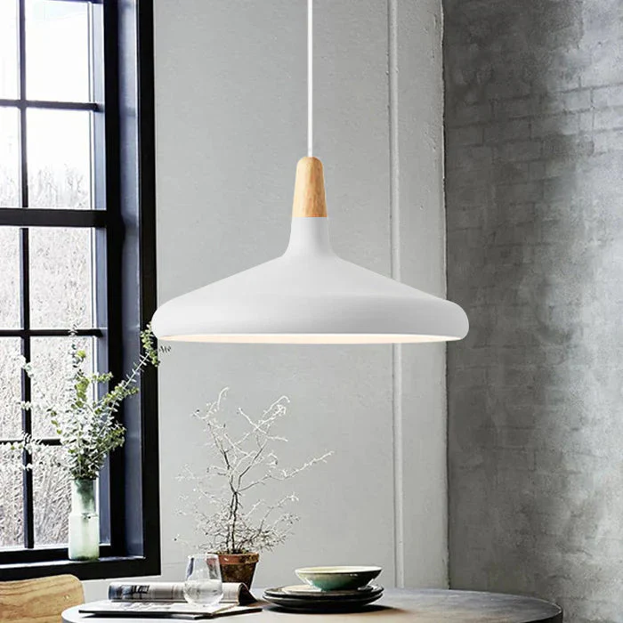 Contemporary Conical Colorful Metal Pendant Lamp - Image 8