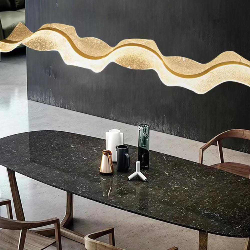 Contemporary Creative Water Ripple Pendant Light - Image 10
