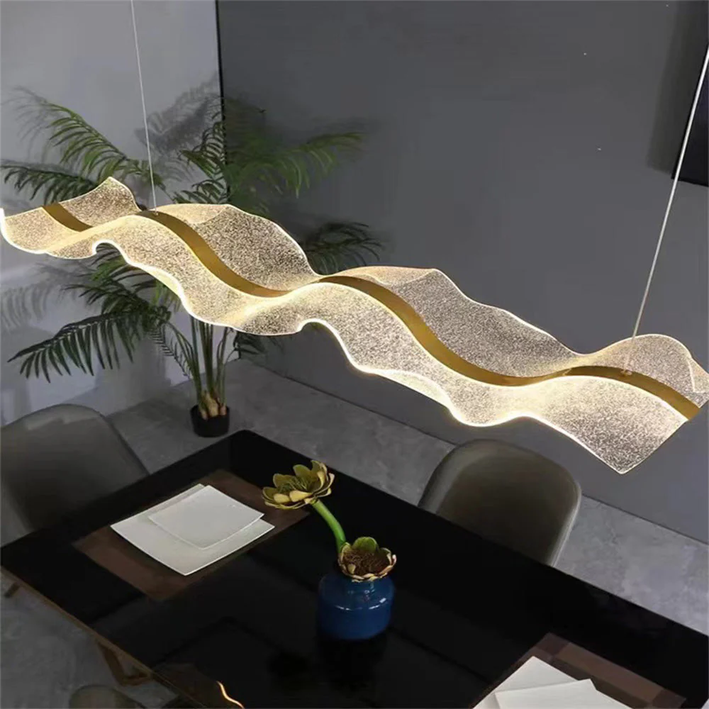 Contemporary Creative Water Ripple Pendant Light - Image 2