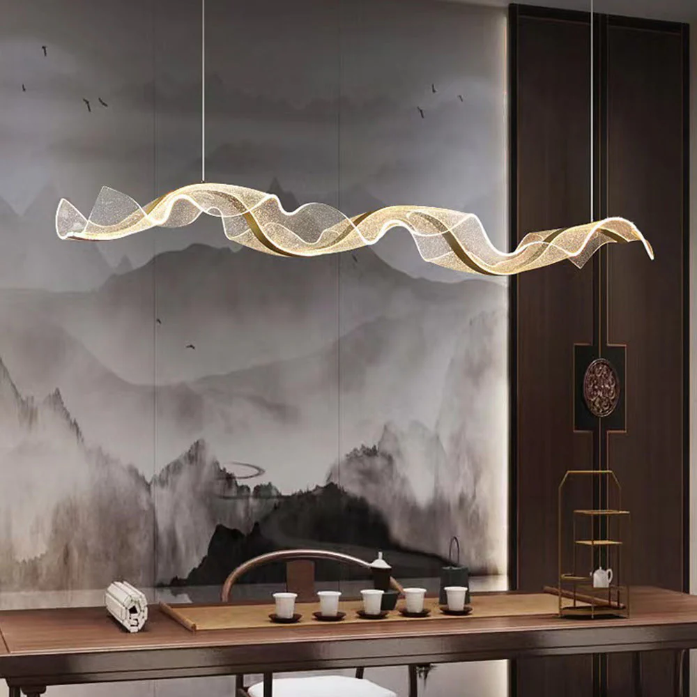 Contemporary Creative Water Ripple Pendant Light - Image 6
