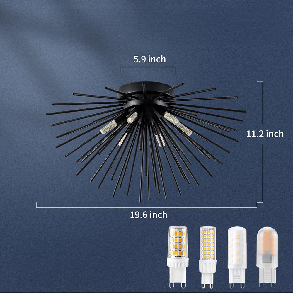 Contemporary Hedgehog Shape Chandelier - Image 7