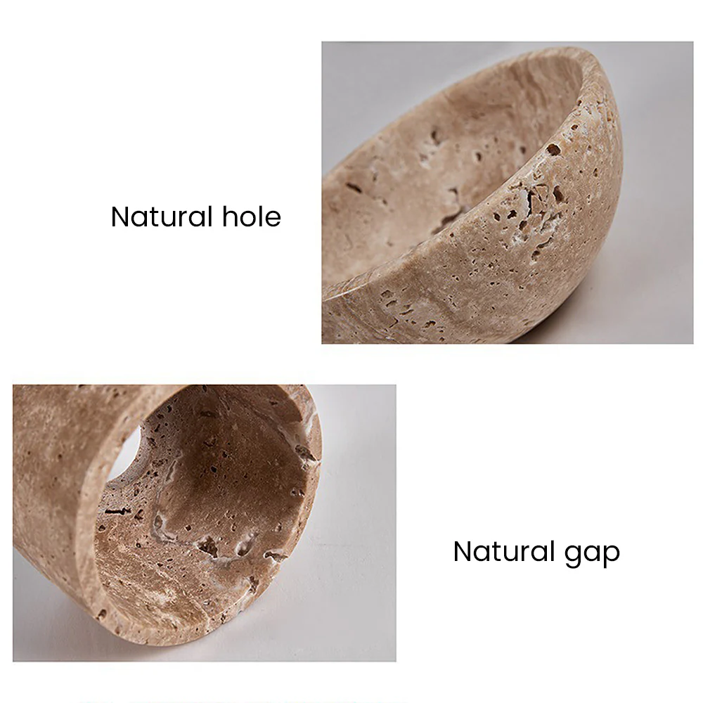 Contemporary Industrial Beige Stone Wall Light - Image 28