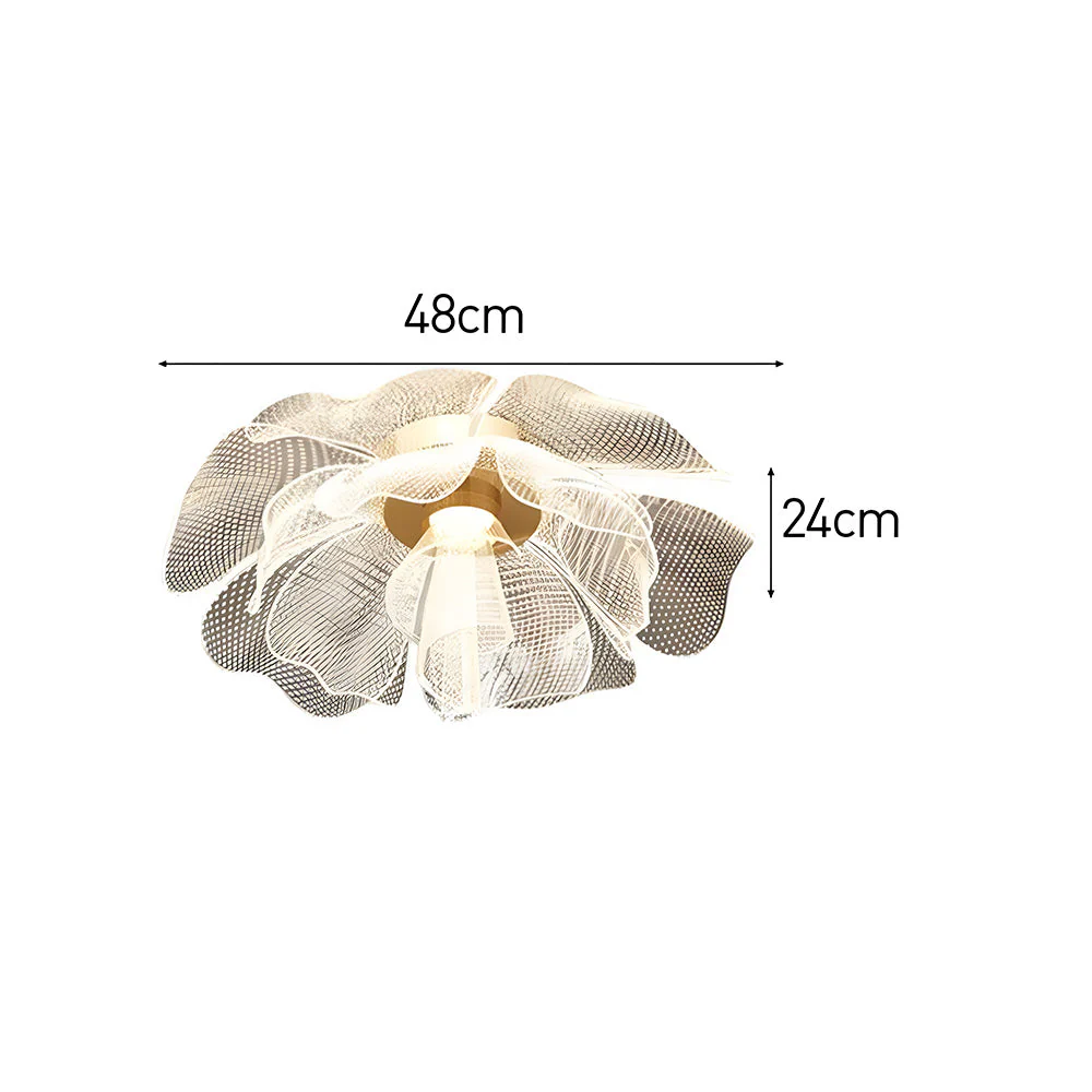 Contemporary LED Flower Design Ceiling Light for Bedroom - Image 13